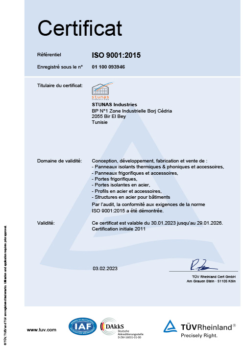 certificat Maklada ISO 50001:2018