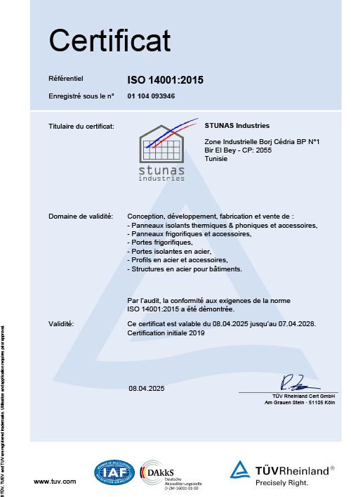certificat Maklada ISO 50001:2018