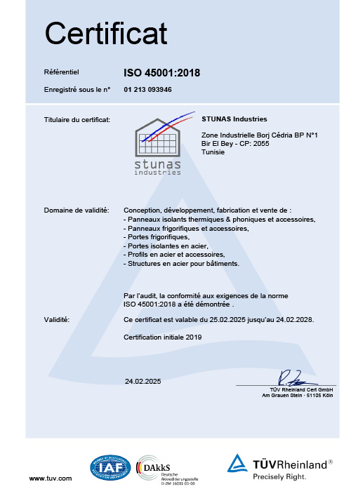 certificat Maklada ISO 50001:2018